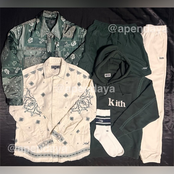 Kith Other - Men's Kith 6 piece Stadium/Ivory color bundle size XS